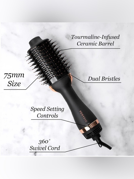 Foxy Bae Other - FOXYBAE Rose Gold Blowout Dryer Brush Pro, NWT